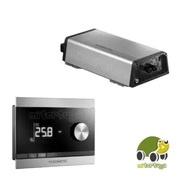 Dometic SinePower DSP 1212C Inversor de potência PREMIUM COM carregador de bateria inteligente, com display de vidro digital e controle incluído.