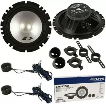 Kit de conjunto de alto-falantes e tweeters ALPINE para Fiat Ducato, Citroen Jumper e Peugeot Boxer.