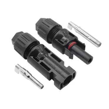 Conector MC4 simples para painéis solares para caravanas, autocaravanas e autocaravanas.