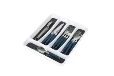 Bandeja antiderrapante para talheres em caravanas, autocaravanas e autocaravanas.