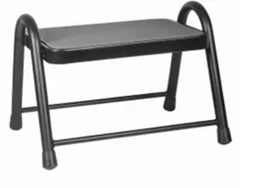 Degrau de entrada preto para caravanas, autocaravanas e autocaravanas.