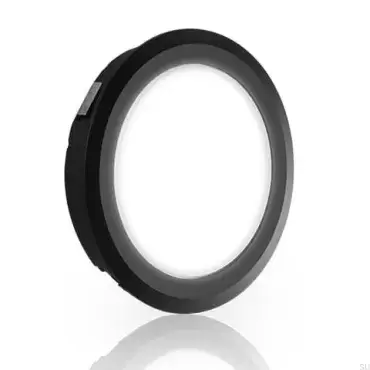 Spot LED encastrado preto Stella68 2,5W 12V, para caravanas, autocaravanas e autocaravanas.