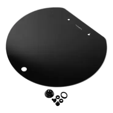 Tampa de vidro de substituição para cozinha/pia Dometic em caravanas, autocaravanas e autocaravanas.