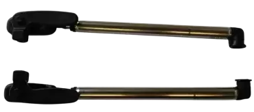 Braços de janela Seitz Dometic originais com amortecedor a gás de 600 mm < 1300 mm de largura para janelas S4/S5 para caravana, autocaravana e autocaravana. Ref. 85-4499000158