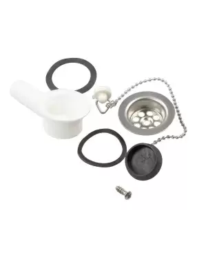 Kit de drenagem de substituição com tampão para lavatórios da marca Dometic/Cramer em caravanas, autocaravanas e autocaravanas.
