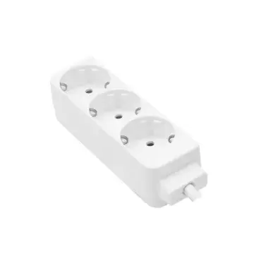 Cabo de extensão de base múltipla com 3 tomadas 230v/16a Cabo de 1,5 metros para usos múltiplos. Referência LU-1006