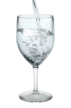 Copo/copo para água/vinho 27cl em policarbonato muito resistente. Adequado para eletrodomésticos.