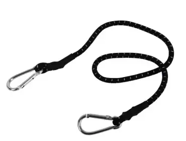 Correia tensora de borracha 80 - 140cm extensível com ganchos de alumínio para autocaravana, caravana e autocaravana. Ref. 44218