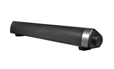 Barra de som Megasat de 12 watts (RMS) para televisão de autocaravana, caravana e autocaravana. 