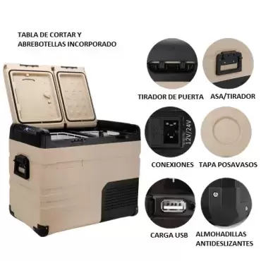 Compressor frigorífico congelador 45 L CZ 12V + 220V conector como PRESENTE, Caravanas, autocaravanas, autocaravanas e 4x4 terrestres.