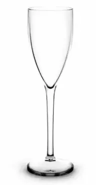 Taça Champagne 15cl em policarbonato muito resistente. Adequado para eletrodomésticos.