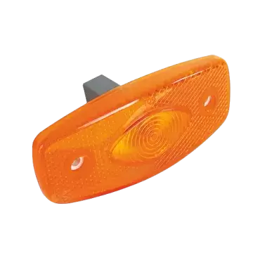 Luz de posição lateral laranja com lâmpada para autocaravana, caravana e autocaravana