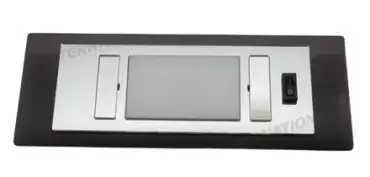 TecnoLed retangular luz de teto 12v 12 Led superfície caravana autocaravana 