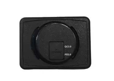 Carregadores rápidos Soquete USB de superfície COM controlador de protocolo de carga rápida + 1 USB-C MINI