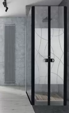 Biombo de casa de banho com 2 lençóis dobráveis para autocaravana, caravana e autocaravana