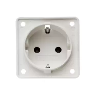 Tomada de linha BERKER 220V na cor BRANCA para caravanas, autocaravanas e autocaravanas