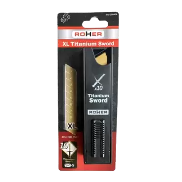 10 LÂMINAS TRAPEZ PARA CORTADOR 18 X 125 SK5-TITANIUM