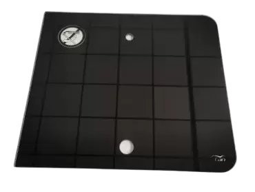 Tampa direita de reposição para cozinha de 2 bocas e pia Can FL1401 para caravanas, autocaravanas e autocaravanas modelo posterior 2018