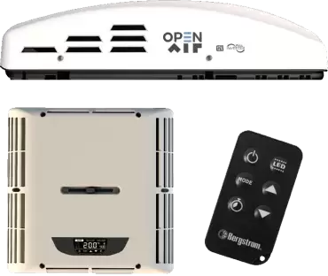 Ar condicionado OpenAir Full Inverter 12V para autocaravanas e autocaravanas.
