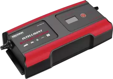 Carregador de bateria inteligente Absaar PRO 10AH 6 e 12V, 11 fases de carga com display LCD.