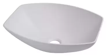 Pia de bancada semi oval 350x260x135mm para caravanas, autocaravanas e autocaravanas.