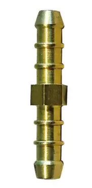 Conector metálico reto para instalações de água e gás em caravanas, autocaravanas e autocaravanas.