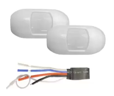 kit 2 sensores de movimento 180º + receptor de radiofrequência para alarme Starline para caravanas, autocaravanas e autocaravanas.  