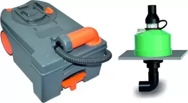 Ventilação Sog II tipo F para cassete Thetford C250 e C260 para autocaravanas e autocaravanas.