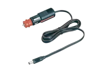 Cabo tomada macho 12V com conector de saída reto para múltiplas aplicações em caravanas, autocaravanas e autocaravanas.