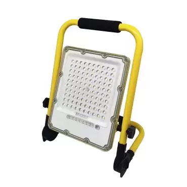 Projetor Led recarregável de 30W com bateria de lítio LiFePO4 3,2V, suporte dobrável, multiuso, camping, caravanismo e 4x4 terrestre.
