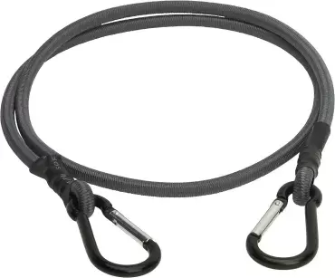 Corda de borracha elástica multiusos de 100 CM com mosquetões nas extremidades, caravanismo de campismo, autocaravana e 4x4 terrestre.