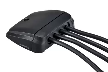 Ilhó de parede GRANDE SCANSTRUT PRETO para instalações solares e outras aplicações em autocaravanas, autocaravanas, barcos e 4x4 terrestres.