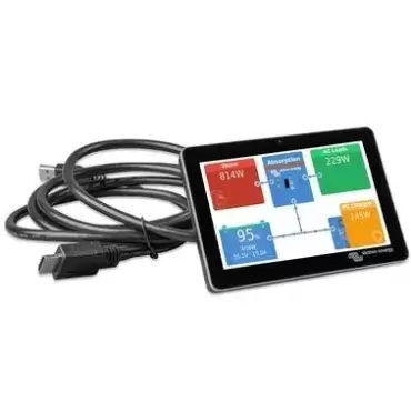 Victron Energy GX Touch Tela sensível ao toque para Cerbo GX, autocaravanas e autocaravanas.