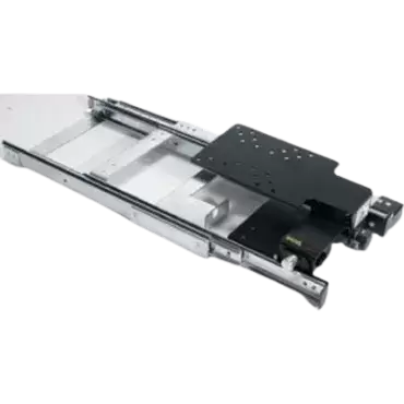 Suporte TV Lippert com saída direita deslizante e rotação 220º para caravanas, autocaravanas e autocaravanas.