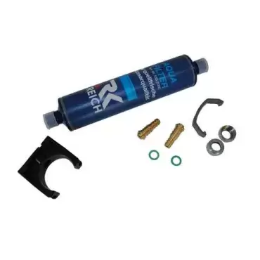 Filtro Aqua Reich retentor de impurezas da água para caravanas, motorhomes e campers.