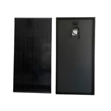 Painel solar monocristalino preto de 240 W e 12 V medindo 1520 x 760 x 30 mm para caravanas, motorhomes e campers.