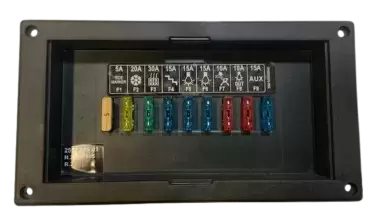 Substituição da unidade de controle NORDELETTRONICA do modelo NE185 para NE355 para motorhomes e campers.