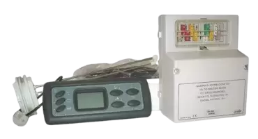Kit de unidade de controle de painel CBE PC200 + DS300 + fiação + unidade de controle DS300 + sonda de água para motorhomes e campers.