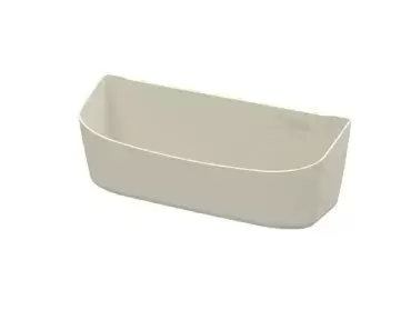 Prateleira multiuso Pocket Plus M em branco creme, para caravanas, motorhomes e campers.