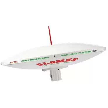 Antena de TV omnidirecional GLOMEX ESCAPE para motorhomes