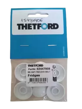 6 tampas de reposição para refrigeradores Thetford para motorhomes, caravanas e campers.