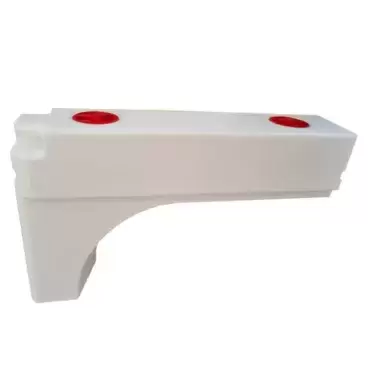 Tanque auxiliar de 100 litros para arcos de roda com 2 tampas.