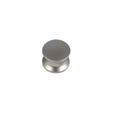 Recambio botón pulsador níquel mate de cierres de caravanas, autocaravanas y camper.