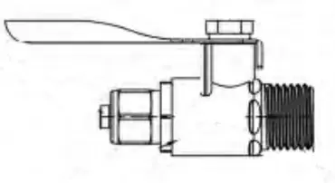 Recambio válvula de drenaje de agua de calentador de agua Imass.