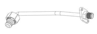 Recambio tubo de gas calentador de agua Imass.