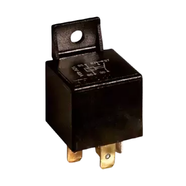 Relé de 12V com capacidade de contato de comutação de 40A para múltiplas aplicações.