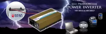 Inversor de onda pura TITAN 300W Ref.HW-300U6