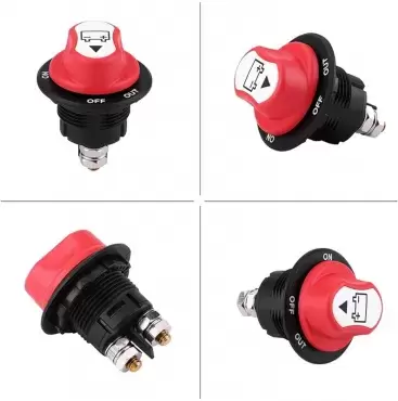 Seccionador de bateria Dimatec 12 a 48V 100AH para caravanas, autocaravanas, campistas e 4X4 terrestres.