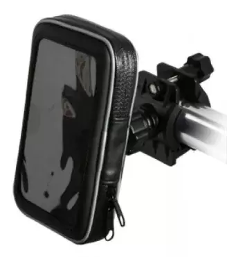 Suporte universal para celular para bicicleta/moto com estojo de armazenamento de alta qualidade TITAN.