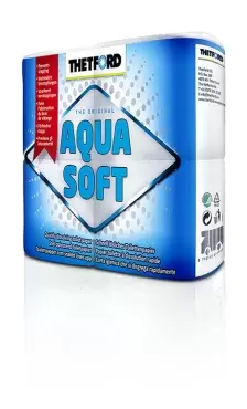 Papel higiênico Aqua Soft Thetford 4 rolos.